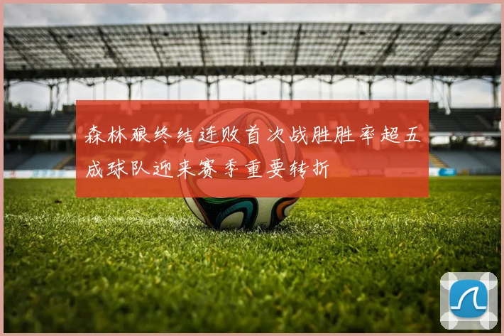 森林狼终结连败首次战胜胜率超五成球队迎来赛季重要转折