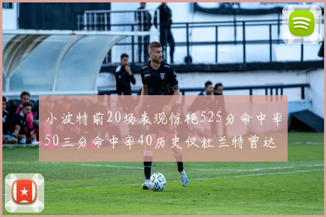小波特前20场表现惊艳525分命中率50三分命中率40历史仅杜兰特曾达成
